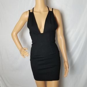 Tobi Out I Go Plunging Bodycon Dress